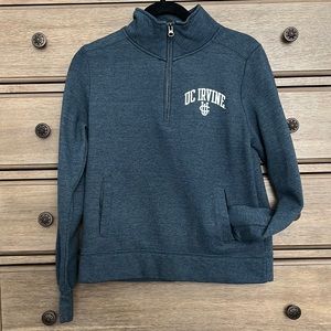 UC Irvine Half-Zip Sweatshirt - Heathered Navy